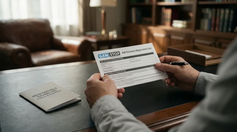 Responsible gambling tools and GAMSTOP self-exclusion registration for UK bettors