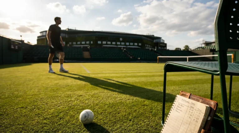 Wimbledon men's singles grass court with outright betting market analysis