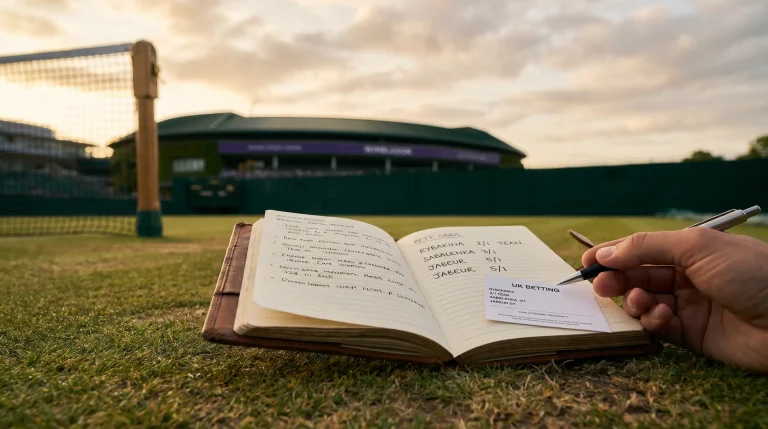 Wimbledon women's singles grass court with betting odds analysis